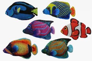 Obrázek z Tropická ryba plyš 20cm, 6dr 